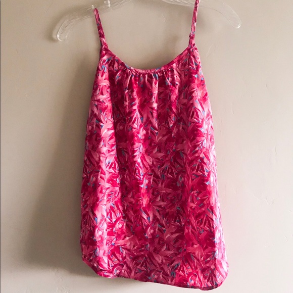 Faded Glory Tops - Tropical Pink Tank Top